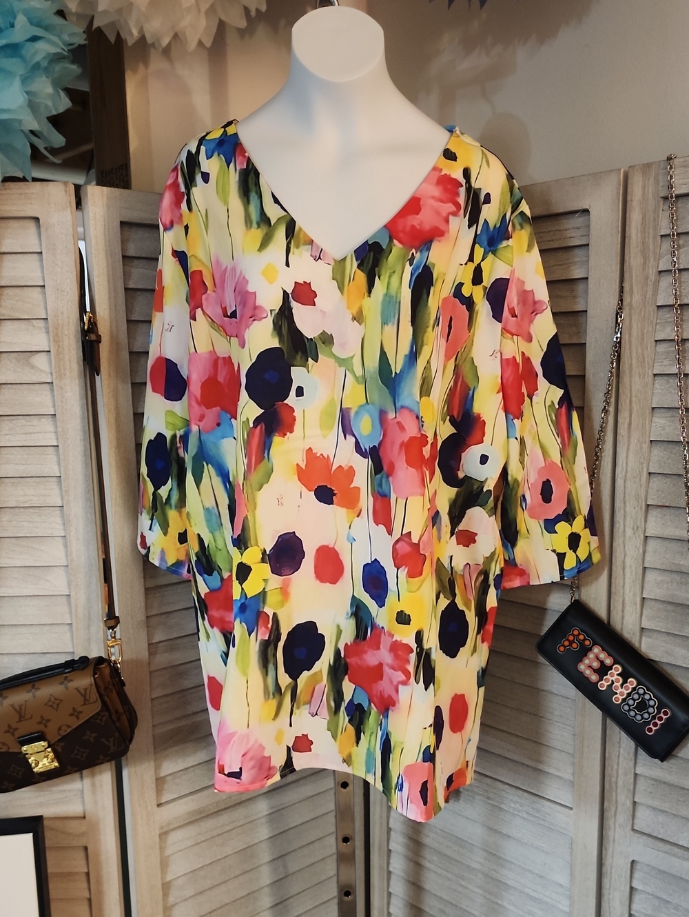 Boutique Brand Fliral Print Blouse